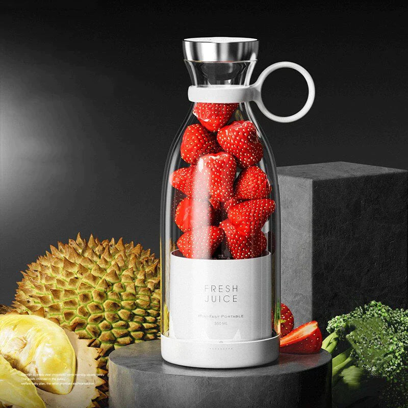 Electric USB Rechargeable Portable Juicer - Fresh Fruit Smoothie Maker